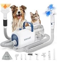 Dog Grooming Vacuum,7 in 1 Grooming kit Tools with Low Noise — collection imagery