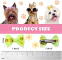 60PCS (30 Paris) Cute Puppy Dog Small Bowknot Hair Bows with Metal Clips Handmade Hair Accessories Bow Pet