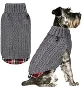 Dog Sweater for Small Dogs Turtleneck Thick Knit Pullover — collection imagery