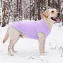 4 Pieces Fleece Dog Sweaters Vest Winter Warm Dog Clothes for Small, Medium, and Large Dogs Girl Soft Pullover