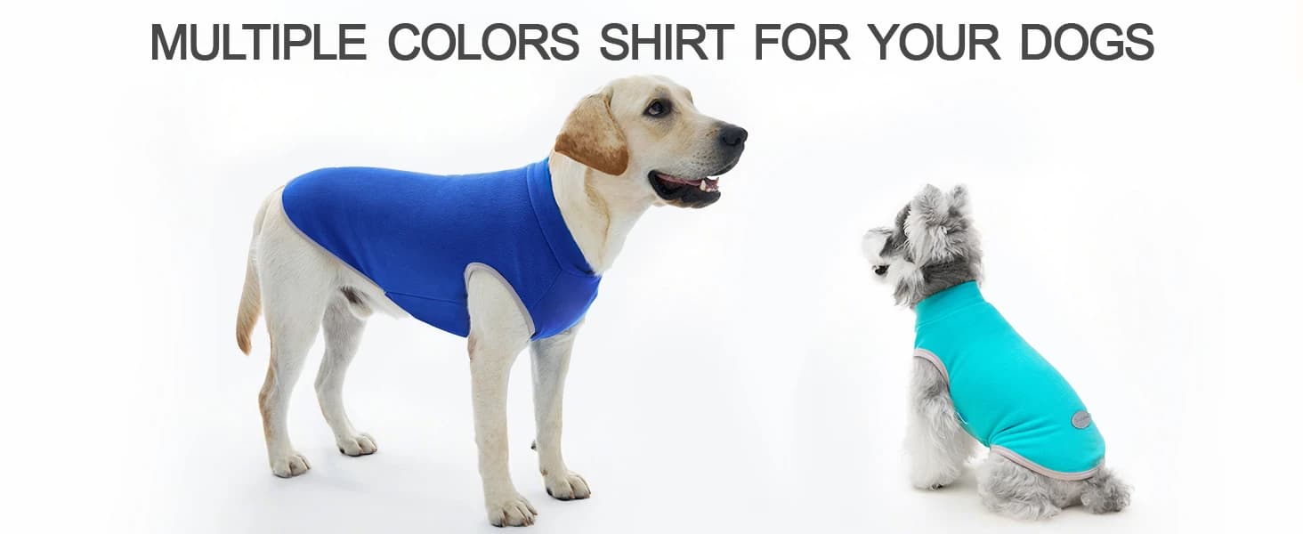 4 Pieces Fleece Dog Sweaters Vest Winter Warm Dog Clothes for Small, Medium, and Large Dogs Girl Soft Pullover — product details
