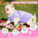 4 Pieces Dog Clothes for Small Dogs Girl Soft Puppy Shirt Cute Chihuahua Teacup Dog Clothes Female Dog Shirts