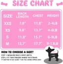 4 Pieces Dog Clothes for Small Dogs Girl Soft Puppy Shirt Cute Chihuahua Teacup Dog Clothes Female Dog Shirts