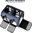 Cat Carrier for 2 Cats — Double Cat and Dual Dog Carrier Cabin for Two Pets