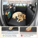 Back Seat Extender for Dogs — Large Hard Bottom Dog Car Seat Cover