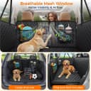 Back Seat Extender for Dogs — Large Hard Bottom Dog Car Seat Cover