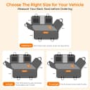 Back Seat Extender for Dogs — Large Hard Bottom Dog Car Seat Cover