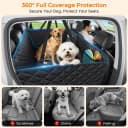 Back Seat Extender for Dogs — Large Hard Bottom Dog Car Seat Cover