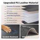Dog Car Seat Cover for Back Seat — PU Leather Back Seat Extender