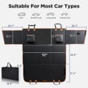 Dog Car Seat Cover for Back Seat — PU Leather Back Seat Extender