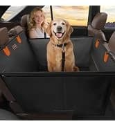 Dog Car Seat Cover for Back Seat — PU Leather Back Seat Extender — collection imagery
