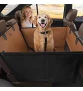 Dog Car Seat Cover for Back Seat — PU Leather Back Seat Extender — collection imagery