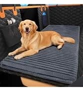 Dog Car Seat Cover for Back Seat — PU Leather Back Seat Extender — collection imagery