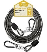 Dog Tie Out Cable and Stake — 30ft Heavy Duty Dog Leads for Yard — collection imagery