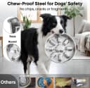 Elevated Slow Feeder Dog Bowls — 2 Cups for 15-60 LBS Breed Puppy
