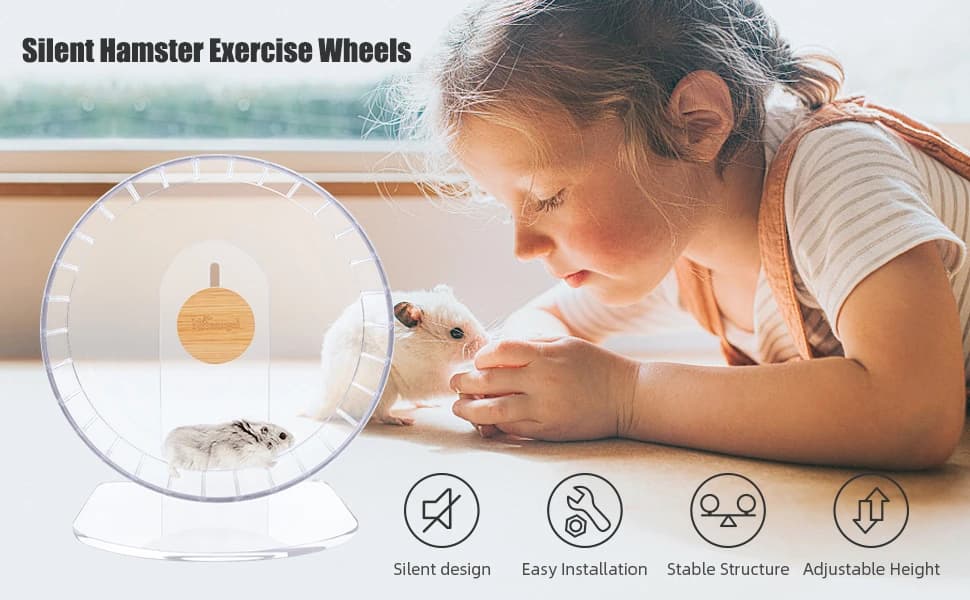 Super-Silent Hamster Exercise Wheels: Quiet — 10 inch Running Wheel — product details