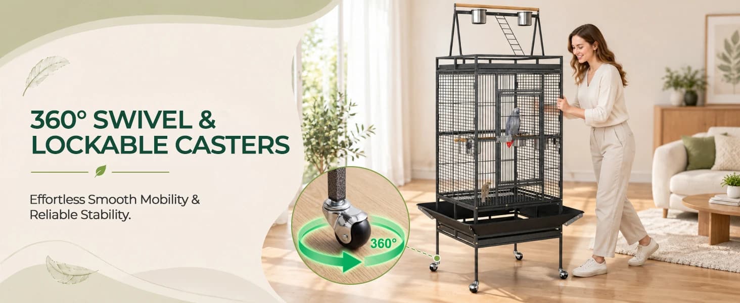 68-Inch Birdcage — Playtop Parrot Cage — collection imagery
