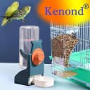 No Mess Bird Feeders Water Dispenser Set — Automatic Feeders for Cage