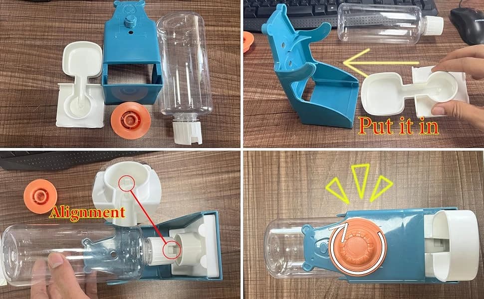 No Mess Bird Feeders Water Dispenser Set — Automatic Feeders for Cage — product details