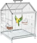 20.5 Inch Small Travel Bird Cage for Cockatiel Parakeets