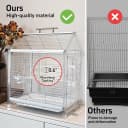 20.5 Inch Small Travel Bird Cage for Cockatiel Parakeets