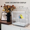 20.5 Inch Small Travel Bird Cage for Cockatiel Parakeets