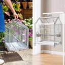 20.5 Inch Small Travel Bird Cage for Cockatiel Parakeets