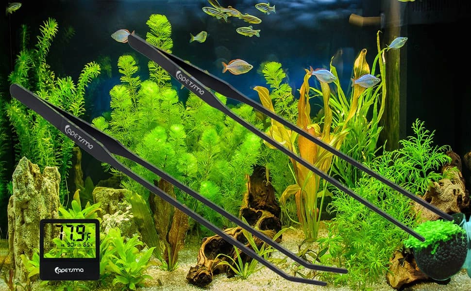 Aquarium Tweezers — Stainless Steel Aquarium Plant Tools Long Aquascaping Tools Scissors Spatula Aquatic Plants — Why do you need our Aquascaping Tools Kit ?