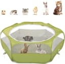 Small Animal Playpen with Zippered Cover