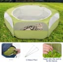 Small Animal Playpen with Zippered Cover