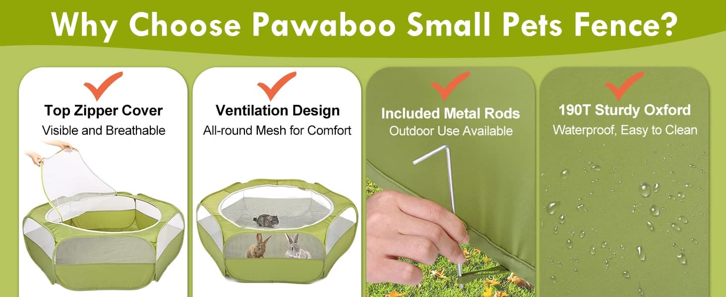 Small Animal Playpen with Zippered Cover — product details