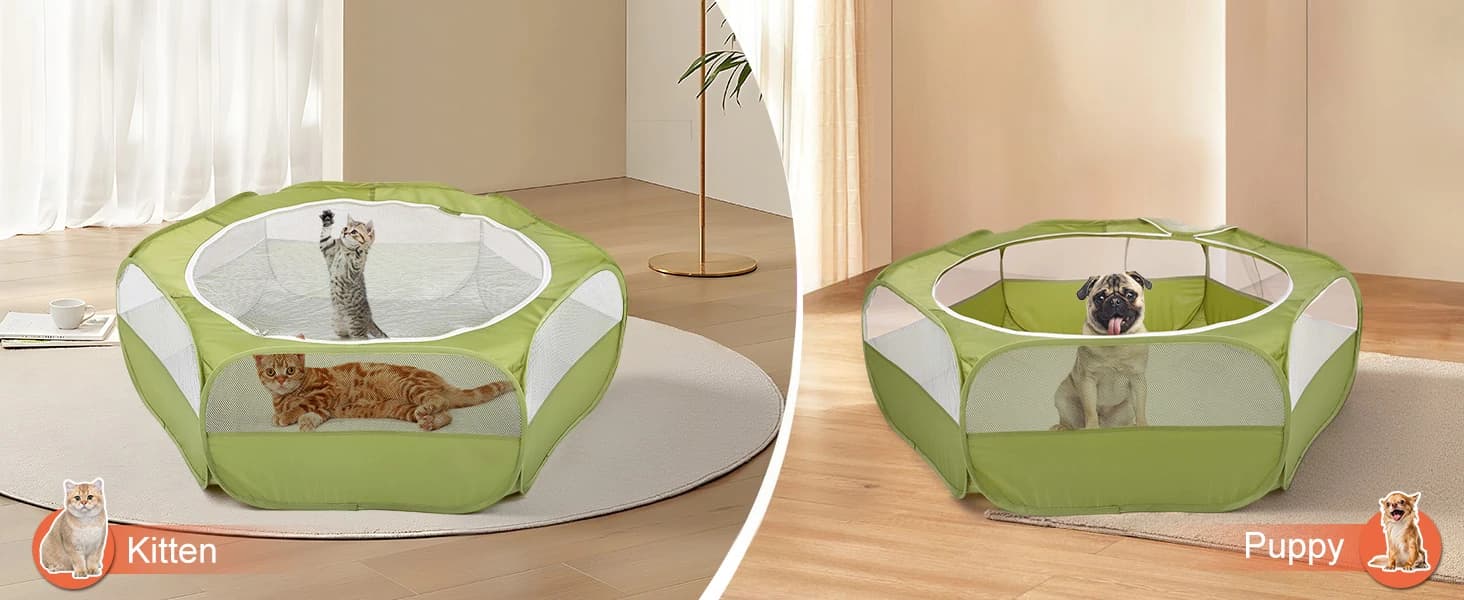 Small Animal Playpen with Zippered Cover — collection imagery