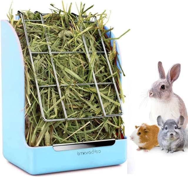 Rabbit Hay Feeder — Large Capacity Bunny Hay Rack for Rabbits
