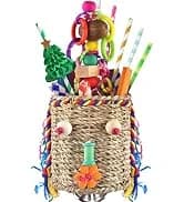 Bird Toys — Grass Swing Hammock Climbing Toy for Parrot Parakeet — collection imagery