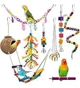 Bird Toys — Grass Swing Hammock Climbing Toy for Parrot Parakeet — collection imagery