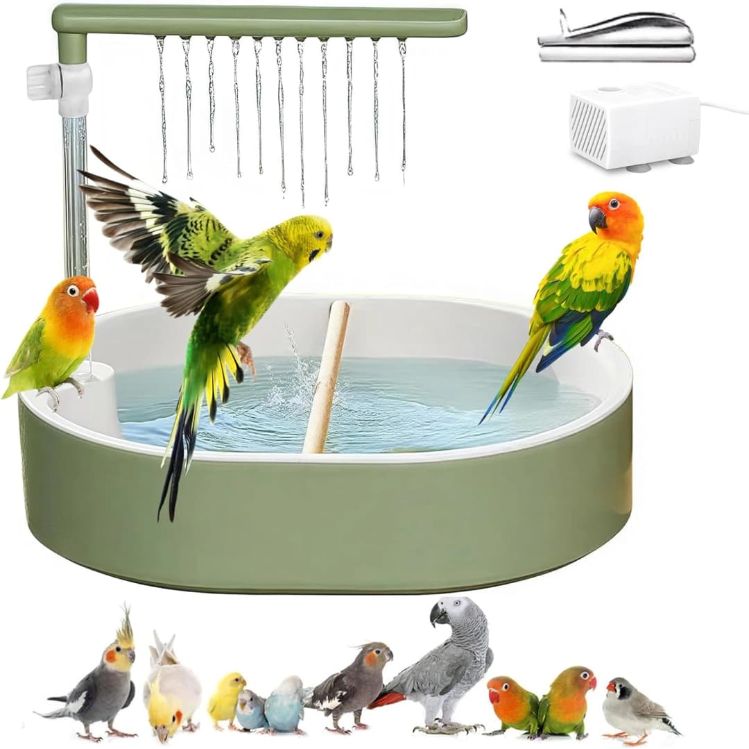 Parrot Bathtub Bird Automatic Bath Shower