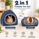 Guinea Pig Bed Hideout — Washable Hamster Cave for Small Animals