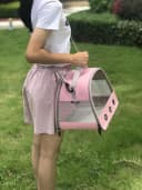 Guinea Pig Carrier Backpack — Clear Bubble Window Backpack for Guinea Pig