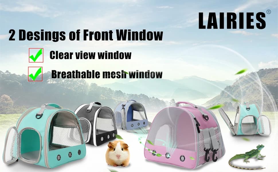 Guinea Pig Carrier Backpack — Clear Bubble Window Backpack for Guinea Pig — product details