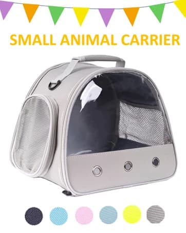 Guinea Pig Carrier Backpack — Clear Bubble Window Backpack for Guinea Pig — collection imagery