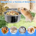 Bird Feeding Dish Cups Parrot Food Bowl Clamp Holder Coop Cup — 2PCS Bird Cage Water Bowl for Parakeet African