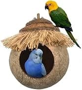 Bird Feeding Dish Cups Parrot Food Bowl Clamp Holder Coop Cup — 2PCS Bird Cage Water Bowl for Parakeet African — collection imagery