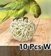 Bird Feeding Dish Cups Parrot Food Bowl Clamp Holder Coop Cup — 2PCS Bird Cage Water Bowl for Parakeet African — collection imagery