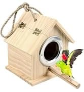 Bird Feeding Dish Cups Parrot Food Bowl Clamp Holder Coop Cup — 2PCS Bird Cage Water Bowl for Parakeet African — collection imagery
