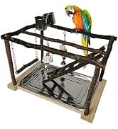 Bird Feeding Dish Cups Parrot Food Bowl Clamp Holder Coop Cup — 2PCS Bird Cage Water Bowl for Parakeet African — collection imagery