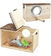 Bird Feeding Dish Cups Parrot Food Bowl Clamp Holder Coop Cup — 2PCS Bird Cage Water Bowl for Parakeet African — collection imagery