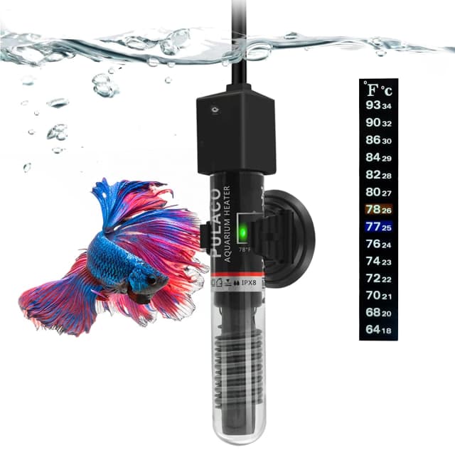 25Watt Mini Aquarium Heater — Submersible Betta Heater