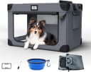 36" Collapsible Dog Crates，Foldable and Portable Dog Crates for Travel/Camping