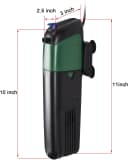 Internal Green Water Killer Aquarium Filter — Tank U-V Pump