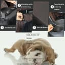 Dog Booster Car Seat for Small/Medium Dogs Up to 35lbs